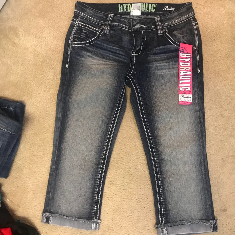hydraulic Bailey cropped pants size 5/6 NWT